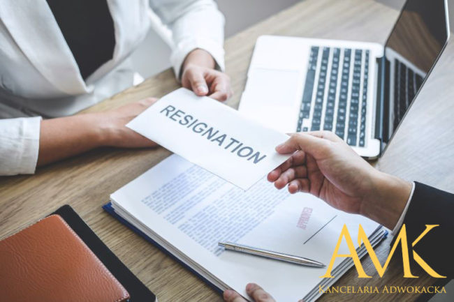 Rozwiązanie umowy o pracę - Kancelaria Prawna AMK