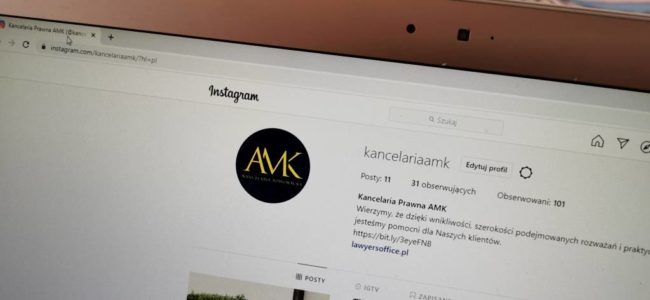 Kancelaria Adwokacka w Warszawie i na Instagramie
